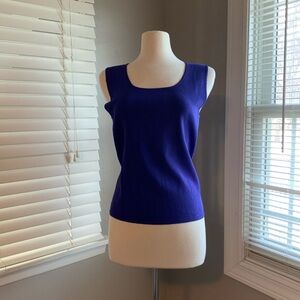 Chico's Design Deep Blue Tank Top